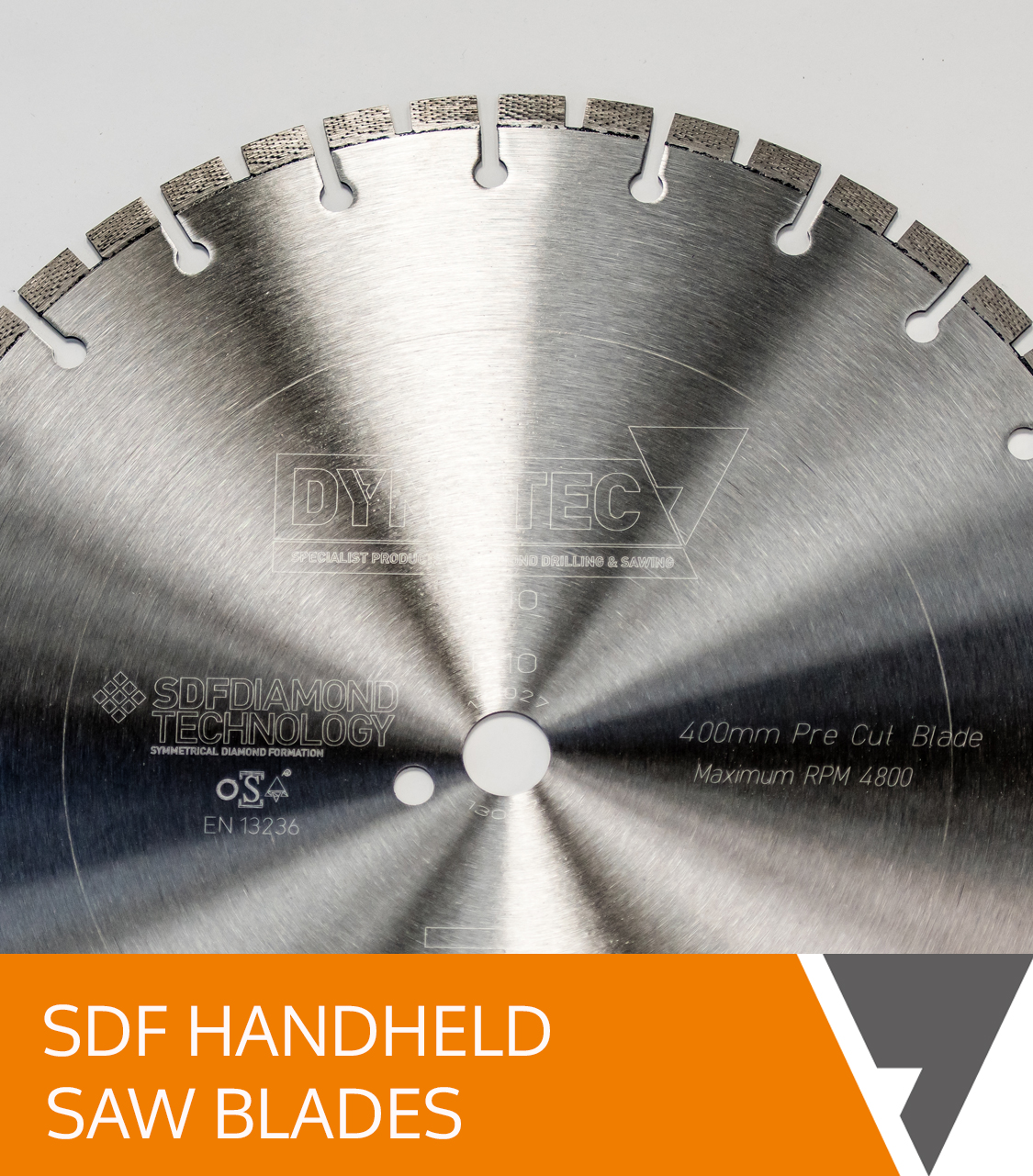 Handheld Concrete Saw Blades SDF Technology Dymatec USA